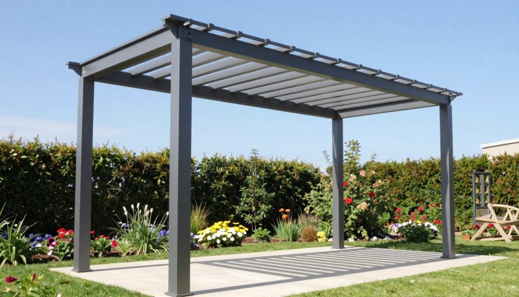 aluminum pergola