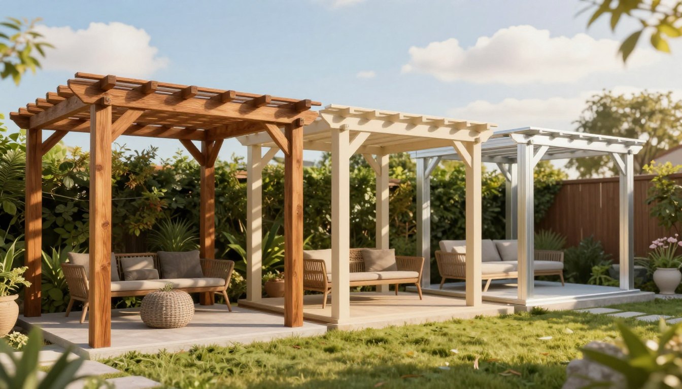 best pergola materials