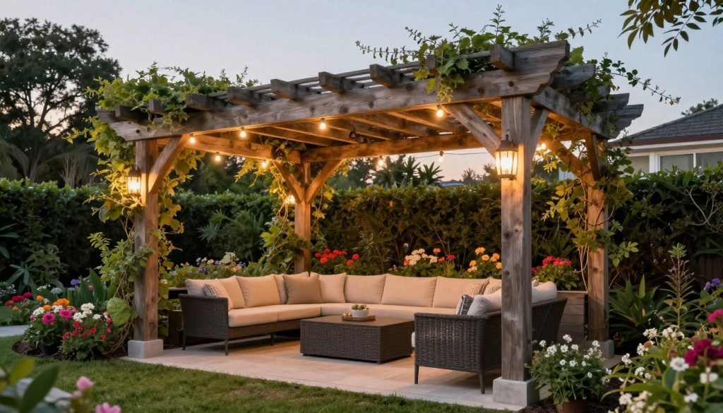design and size considerations for pergola