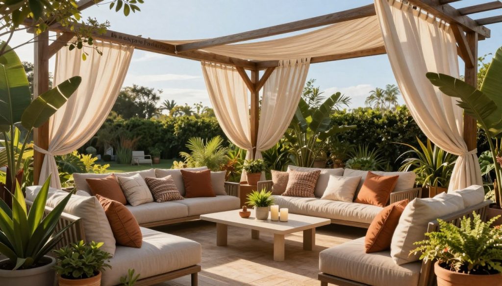 enhancing outdoor living space furniture