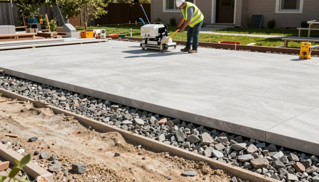 large format pavers base preparation