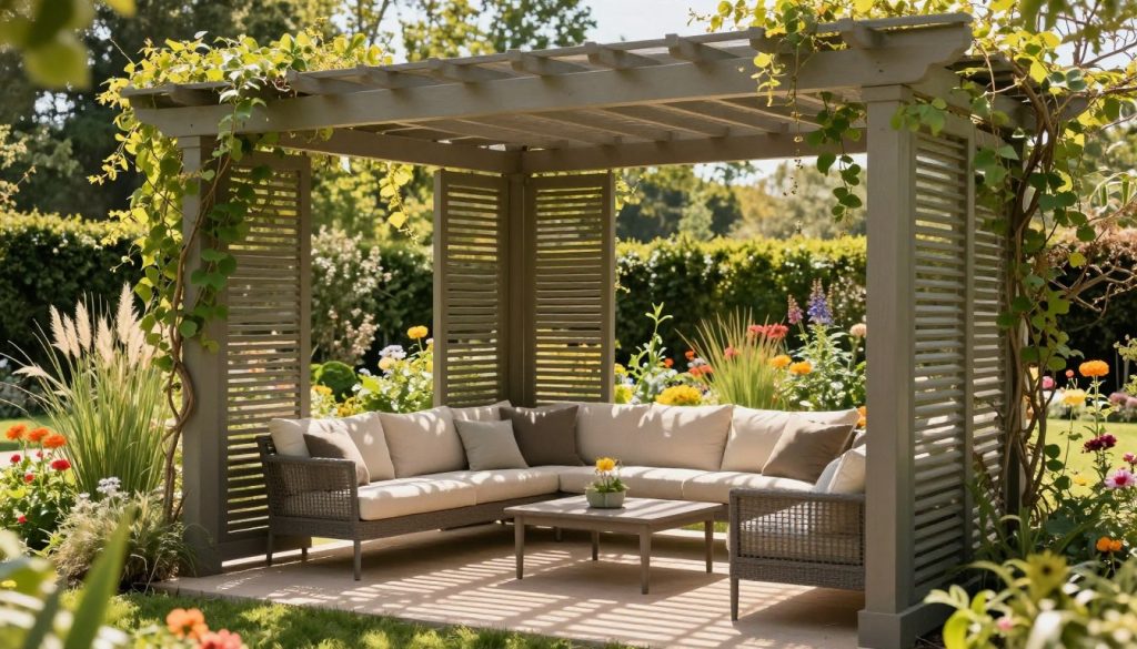 louvered pergola