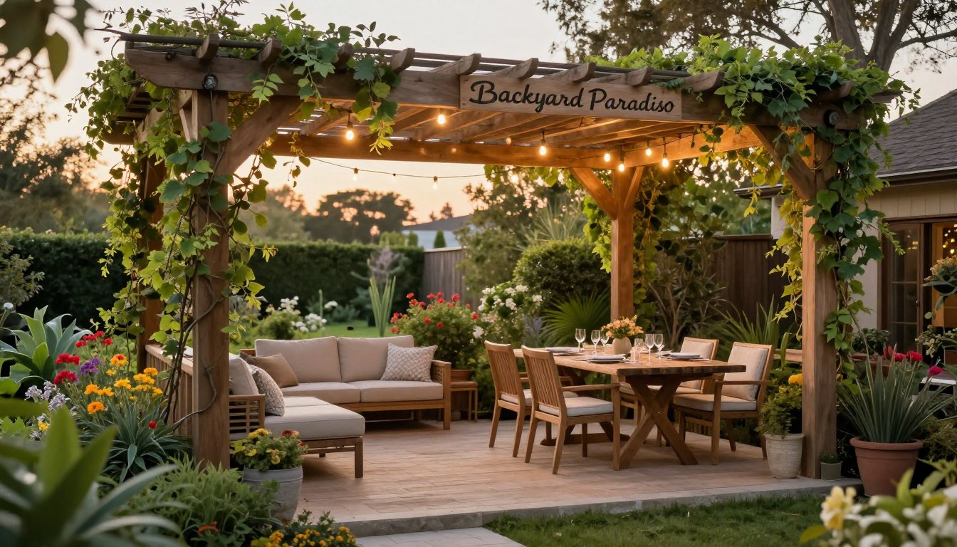 pergola decorating tips