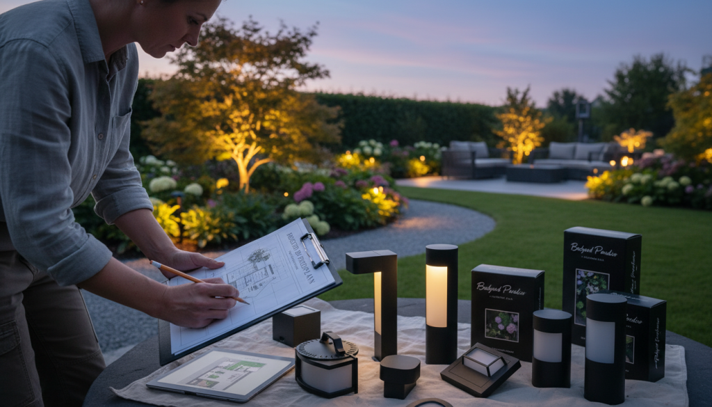 planning landscape lighting design