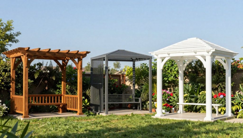 understanding different pergola materials