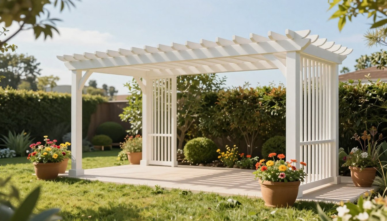 vinyl pergola pros cons