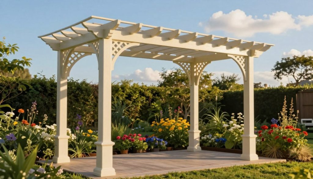 vinyl pergolas