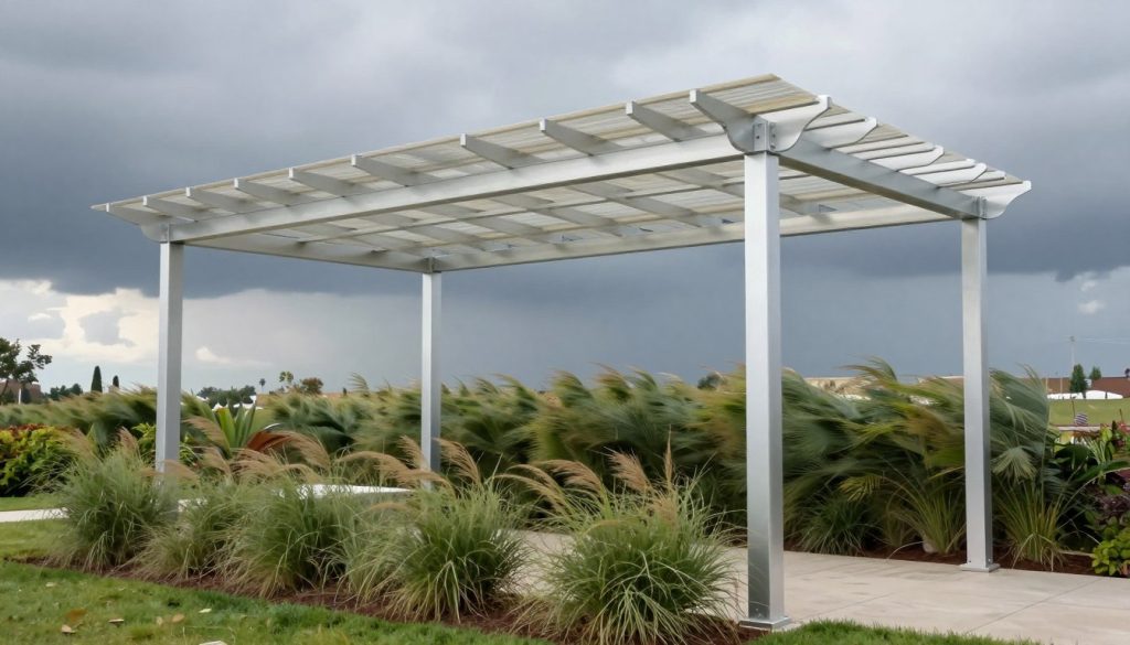 wind resistance pergola