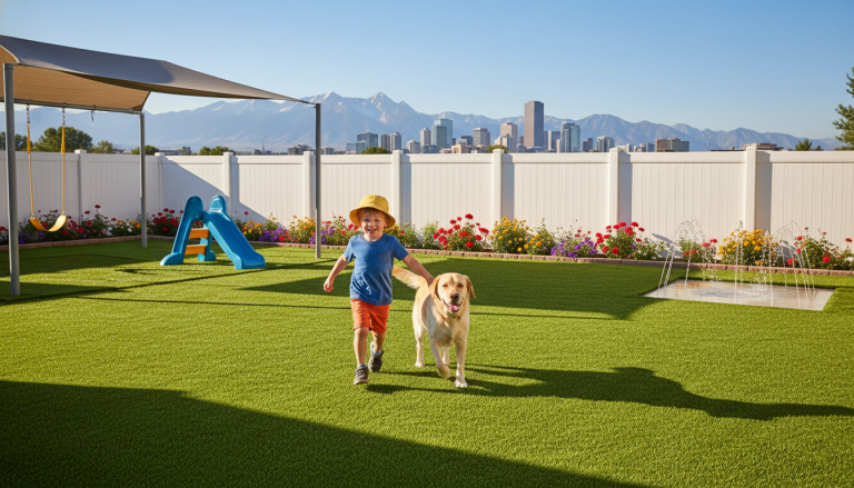 is artificial grass safe for pets and children in denver?