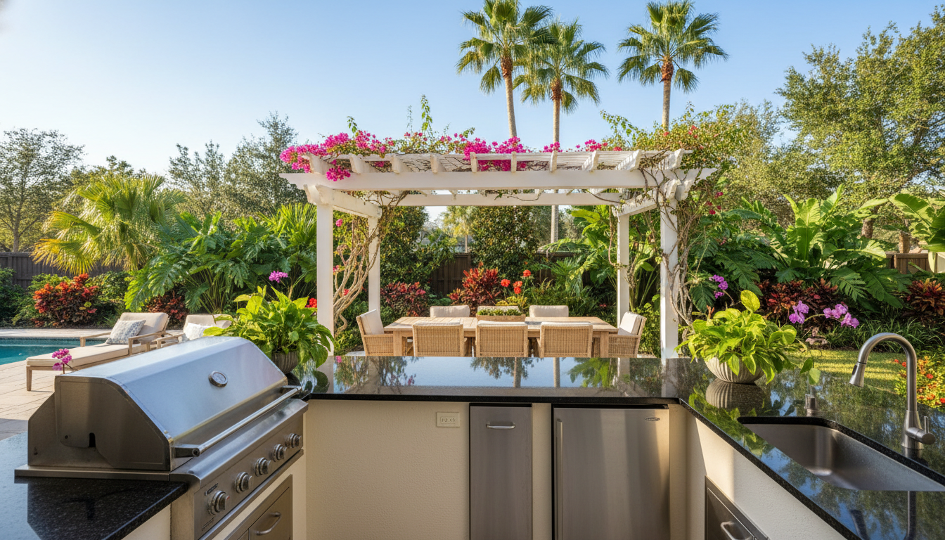 what should be included in an outdoor kitchen in orlando?